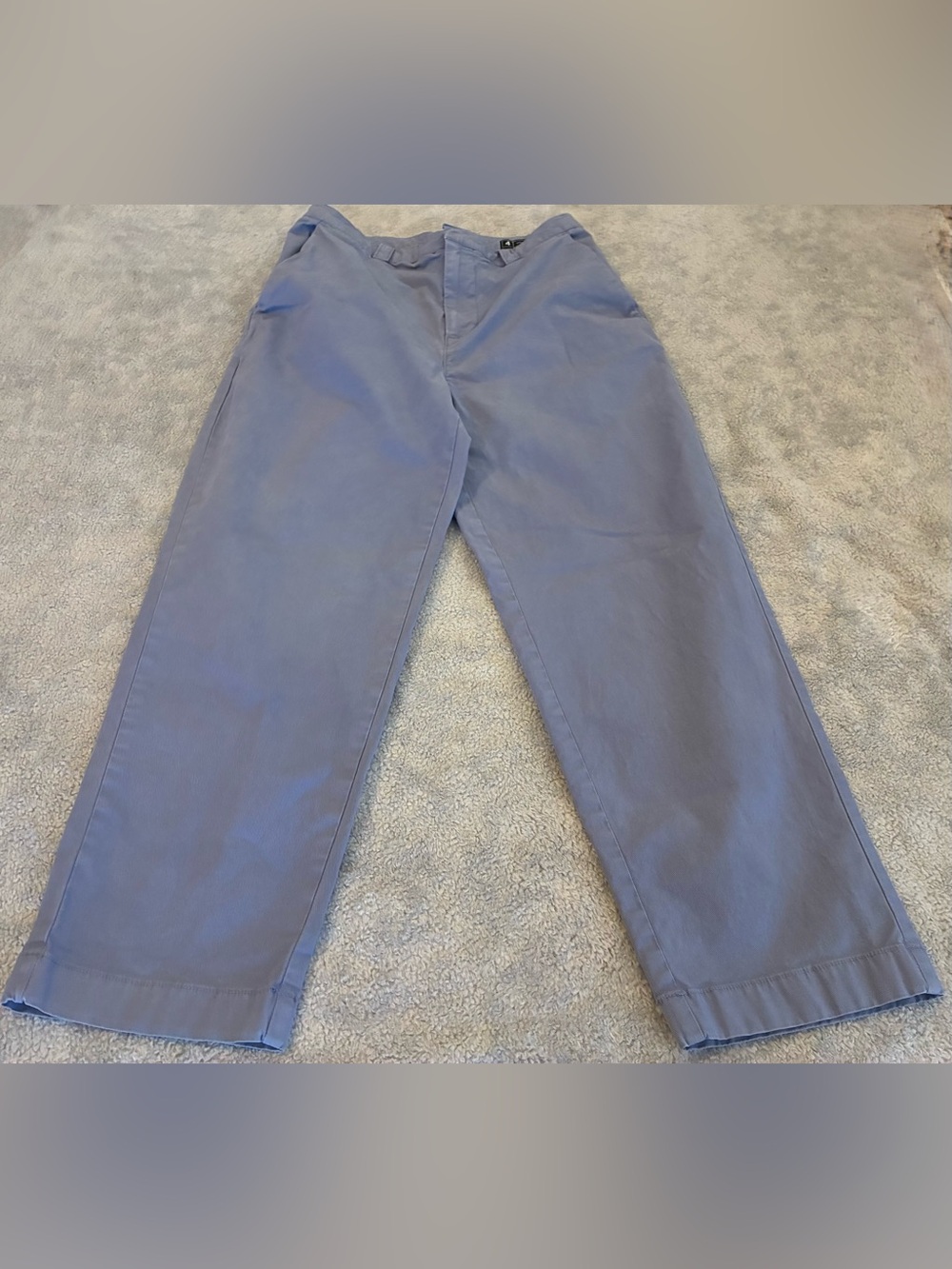 Women’s GAP Brand Straight-Leg Khaki Pants in Light Blue Size 4